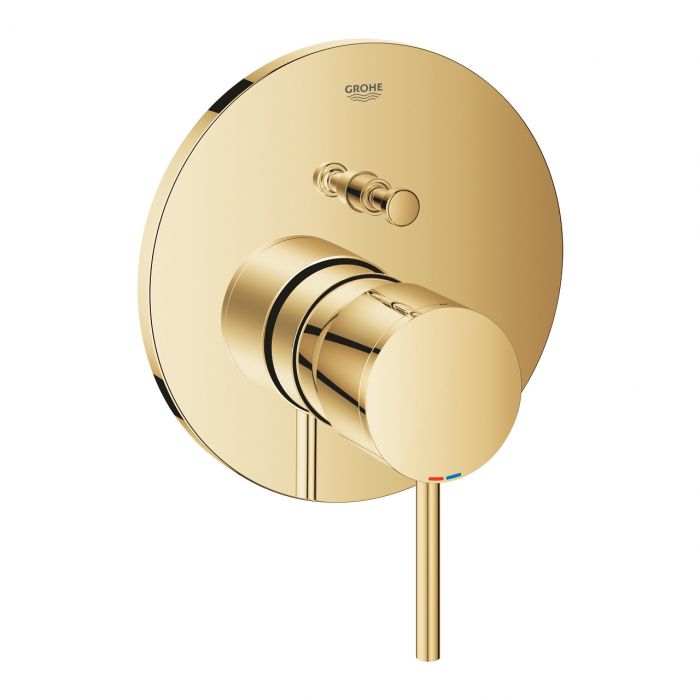 Element natynkowy do montażu gotowego z Rapido SmartBox 35600000 GROHE Atrio 1-uchwytowa do wylewki wannowej podtynkowej cool sunrise | 24066GL3