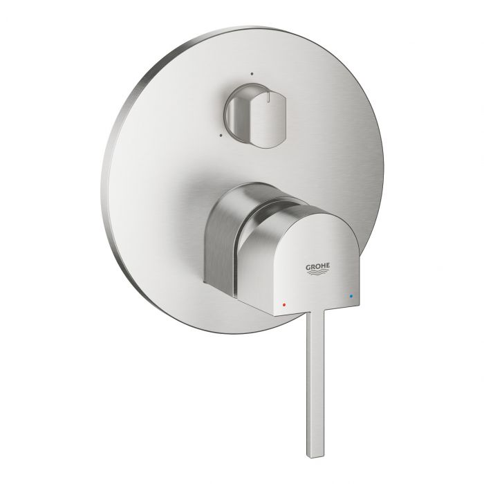 Element natynkowy do montażu z Rapido SmartBox 35600000/35604000 GROHE Plus 1-uchwytowa do baterii wannowo-prysznicowej podtynkowej stal nierdzewna | 24093DC3