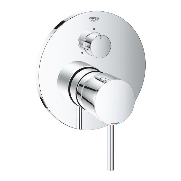 Element natynkowy do montażu gotowego z GROHE Rapido SmartBox 35600000 GROHE Atrio 1-uchwytowa 1-otworowa baterii prysznicowej podtynkowej termostatycznej chrom | 24096003
