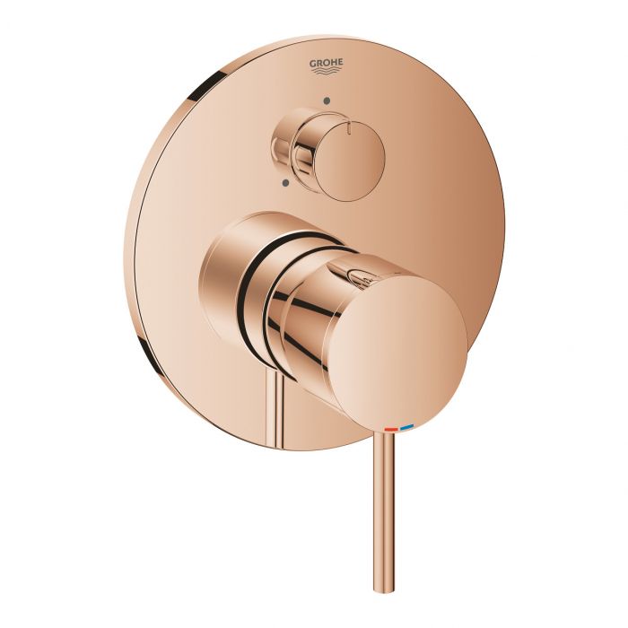 Element natynkowy do montażu gotowego z GROHE Rapido SmartBox 35600000 GROHE Atrio 1-uchwytowa 1-otworowa baterii prysznicowej podtynkowej termostatycznej warm sunset | 24096DA3