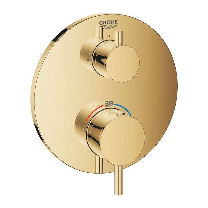 Element natynkowy do montażu gotowego z Rapido SmartBox 35600000/35604000 GROHE Atrio do baterii prysznicowej podtynkowej termostatycznej cool sunrise  | 24134GL3