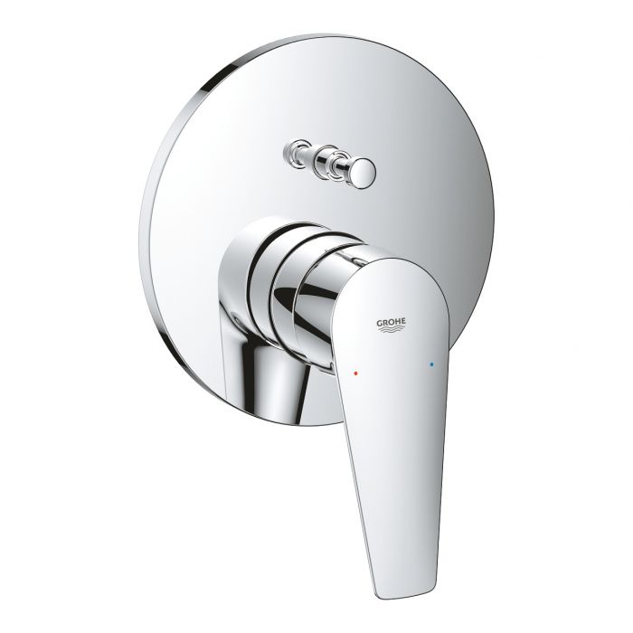 Element natynkowy do montażu z elementem podtynkowym GROHE Rapido SmartBox 35600000 GROHE BauEdge 1-uchwytowa do baterii podtynkowej chrom | 24162001
