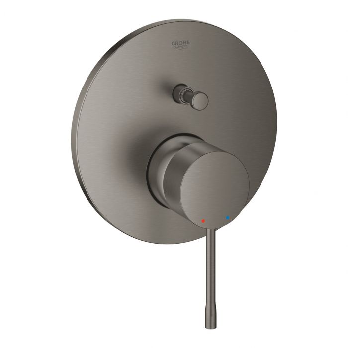 Bateria prysznicowa do montażu z elementem podtynkowym Rapido SmartBox 35604 do obsługi 2 wyjść wody GROHE Essence 1-uchwytowa 1-otworowa brushed hard graphite | 24167AL1