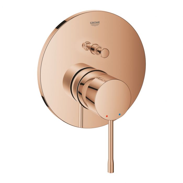 Bateria prysznicowa do montażu z elementem podtynkowym Rapido SmartBox 35604 do obsługi 2 wyjść wody GROHE Essence 1-uchwytowa 1-otworowa warm sunset | 24167DA1