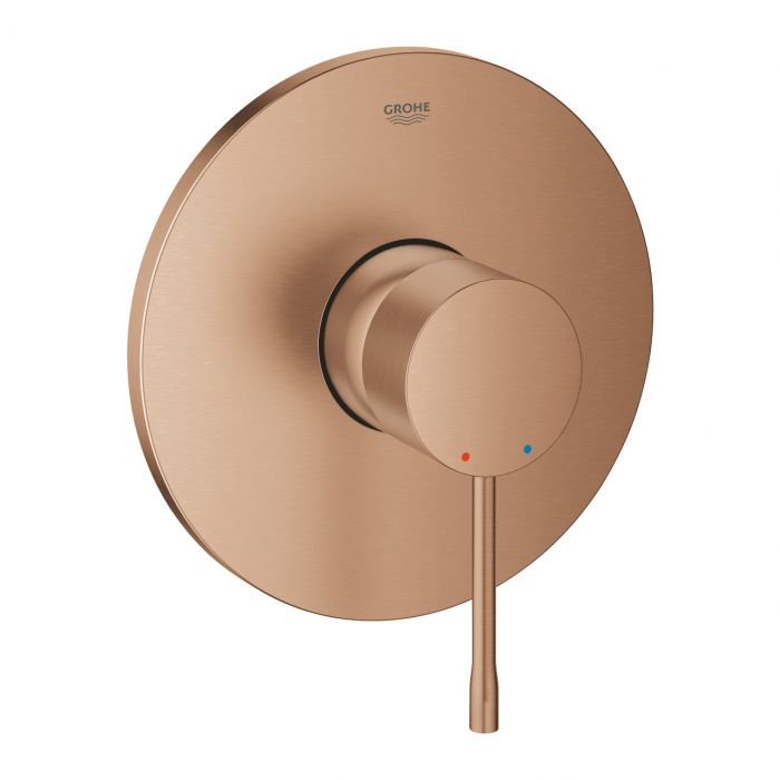 Bateria prysznicowa do montażu z elementem podtynkowym Rapido SmartBox 35604 do obsługi 1 wyjścia wody GROHE Essence 1-uchwytowa 1-otworowa brushed warm sunset | 24168DL1