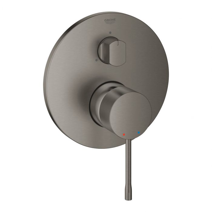 Bateria prysznicowa do montażu z elementem podtynkowym Rapido SmartBox 35604 do obsługi 3 wyjść wody GROHE Essence 1-uchwytowa 1-otworowa brushed hard graphite | 24169AL1