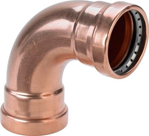 Łuk 90° z miedzi 76,1 mm Profipress 2416XL WODA