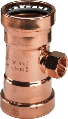 Trójnik z brązu GW 88,9 mm x 3/4" x 88,9 mm Profipress 2417.2XL WODA