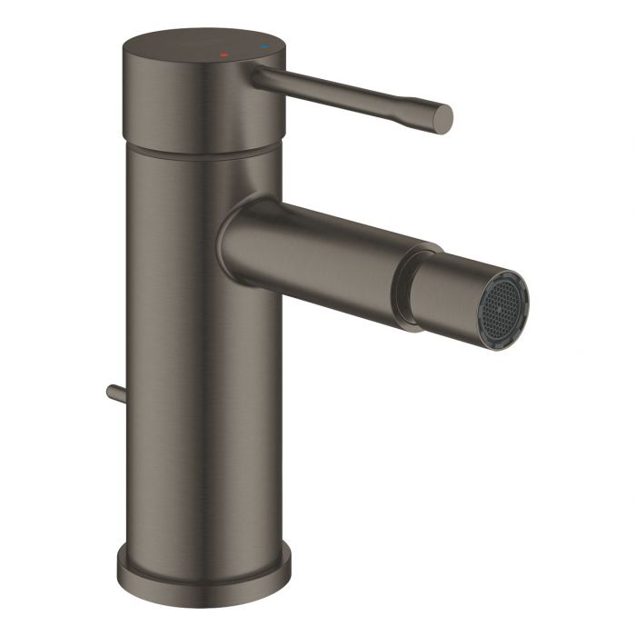 Bateria bidetowa stojąca GROHE Essence New 1-uchwytowa 1-otworowa brushed hard graphite | 24178AL1