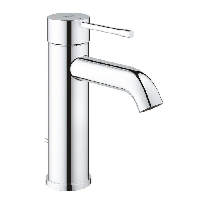 Bateria umywalkowa stojąca GROHE Essence New 1-uchwytowa 1-otworowa chrom giętkie węże przyłączeniowe  | 24180001