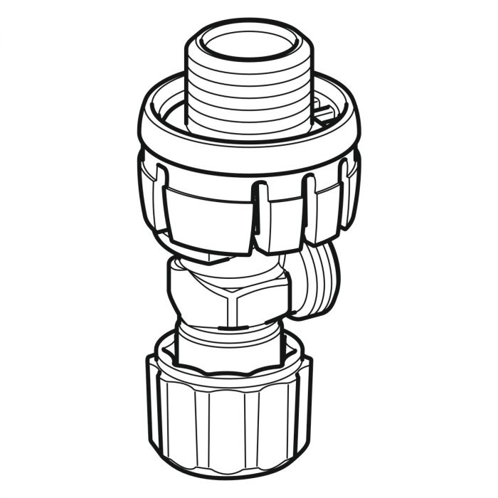 Zawór do spłuczki Sigma 8cm UP720 kątowy GEBERIT | 242414001