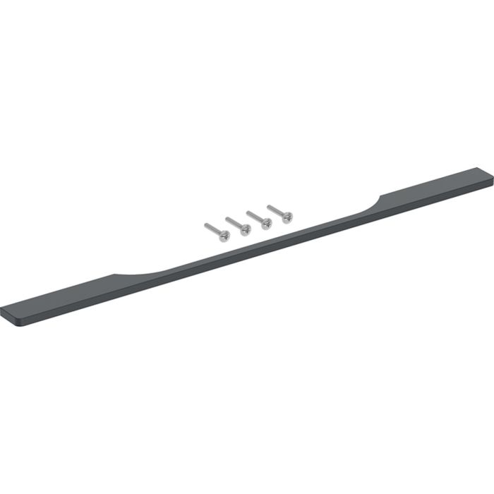 Uchwyt do szafki 80 i 130 cm L=45 cm czarny mat GEBERIT VITALLE VITANOVA | 244770141