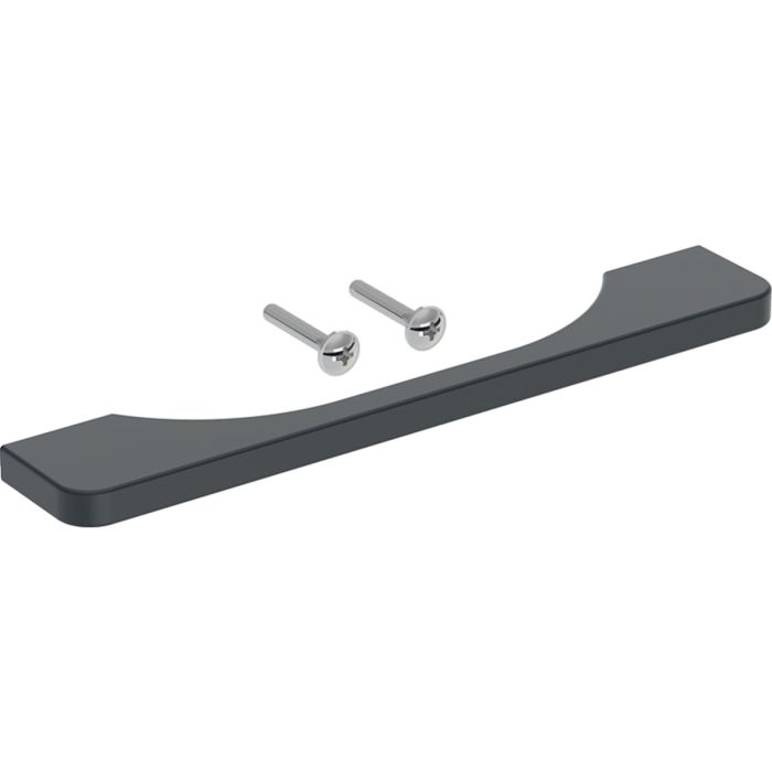 Uchwyt do szafek wiszących o wysokości 65 i 85 cm L= 20,8 cm czarny mat GEBERIT VITALLE VITANOVA | 244772141