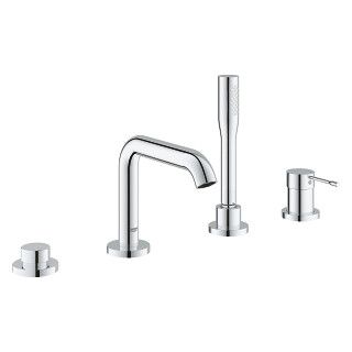 Bateria wannowa stojąca GROHE Essence 1-uchwytowa 4-otworowa mosiężna chrom  | 25251001