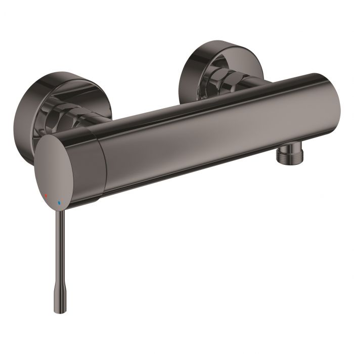 Bateria prysznicowa ścienna GROHE Essence 1-uchwytowa 2-otworowa hard graphite  | 25252A01