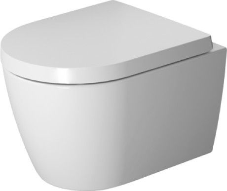 ME by Starck miska toaletowa wisząca, Duravit Rimpless 370 x 400 x 480 mm biała HygieneGlaze
