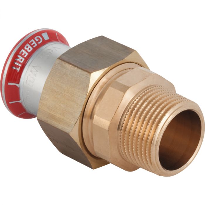 Śrubunek przejściowy stal niestopowa 28 mm x 1" GZ Mapress C-Stahl #2