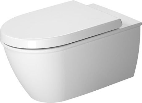 Miska toaletowa DURAVIT Darling wisząca lejowa w komplecie mocowanie Durafix 37 x 62 cm biały alpin  | 2544090000