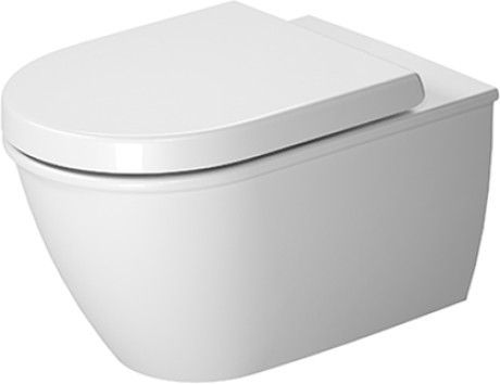 Miska toaletowa DURAVIT Darling wisząca lejowa w komplecie mocowanie Durafix 37 x 54 cm biały alpin | 2545090000