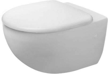 Architec miska toaletowa ceramiczna wisząca lejowa 36.5 x 57.5 cm biały alpin 4,5 l