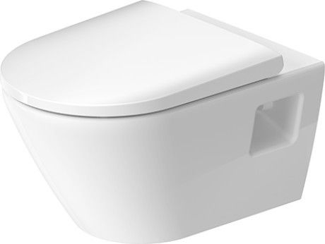 D-Neo miska WC ceramiczna lejowa rimless bez rantu spłukującego wisząca 37 x 54 cm biały alpin bez powłoki 4,5 l