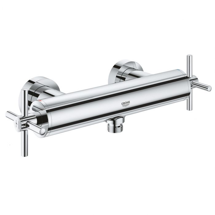 Bateria prysznicowa ścienna GROHE Atrio 2-uchwytowa 2-otworowa DN 15 chrom | 26003003