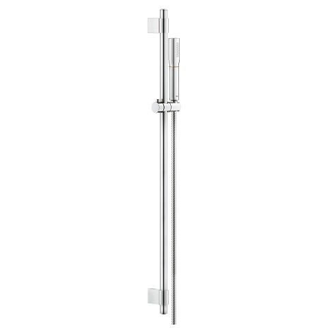 Zestaw prysznicowy z drążkiem GROHE Grandera Stick metalowy chrom/złoty zawiera: prysznic ręczny 26037000, drążek prysznicowy, 900 mm 27785, wąż prysznicowy Rotaflex 1750 mm 28025000 | 26038IG0