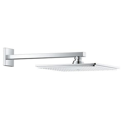 Zestaw prysznicowy 1-strumieniowy GROHE Rainshower Allure metalowy chrom zawiera: deszczownica Rainshower Allure 230 (27480000), ramię prysznica Rainshower 286 mm (27709000) | 26064000