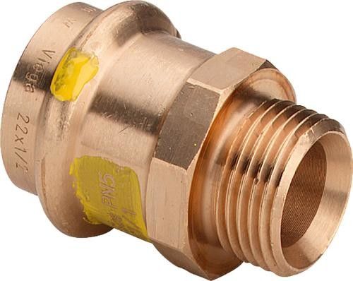 Złączka przejściowa z SC-Contur z brązu GZ 18 mm x 1/2" Profipress G 2611.5 GAZ