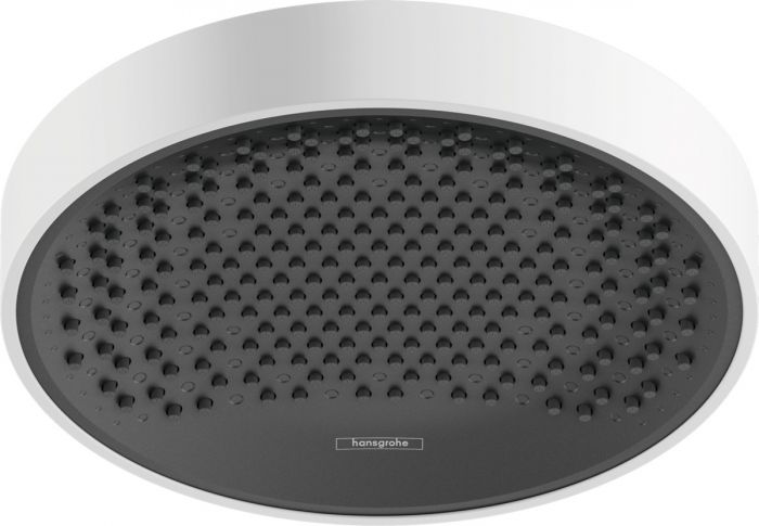 Głowica prysznicowa 1-strumieniowa HANSGROHE Rainfinity metalowa okrągły d250 biała matowa | 26228700