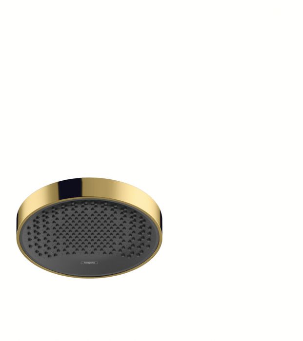 Głowica prysznicowa 1-strumieniowa HANSGROHE Rainfinity metalowa okrągły d250 złota optyczna polerowana | 26228990