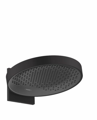 Deszczownica 1jet HANSGROHE Rainfinity metalowa ścienna d360 czarna mat w komplecie: głowica prysznica, przyłącz | 26230670