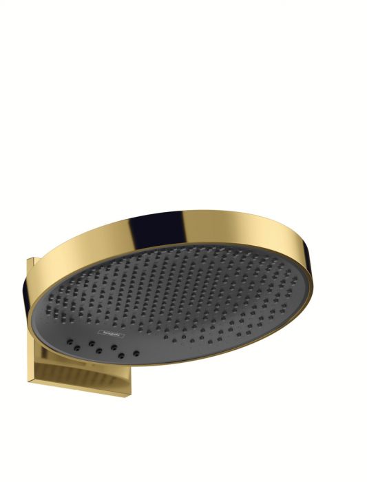 Głowica prysznicowa 3-strumieniowa HANSGROHE Rainfinity 360 d250 złota optyczna polerowana | 26234990