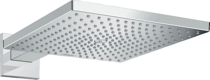 Głowica prysznicowa 1-strumieniowa 300x300 mm, długość ramienia 390 mm HANSGROHE Raindance E z ramieniem prysznicowym EcoSmart chrom  | 26239000