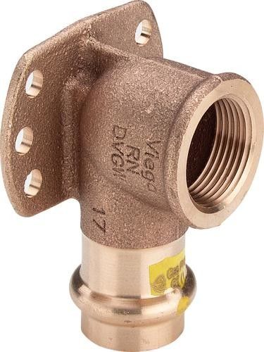Kolano ze złączkami naściennymi z brązu GW 18 mm x 1/2" Profipress G 2625.5 GAZ