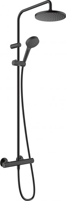 Zestaw prysznicowy 1 jet HANSGROHE Vernis Blend 200 czarny matowy | 26276670