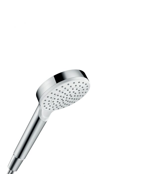 Główka prysznicowa 1-strumieniowa HANSGROHE Crometta biała/chrom  | 26334400
