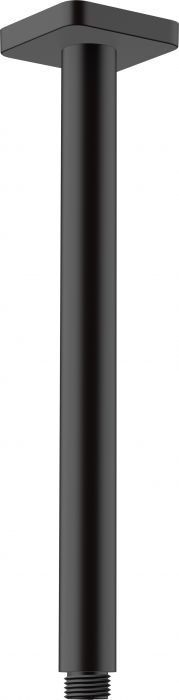 Przyłącze sufitowe HANSGROHE Vernis Shape mosiężne d26 300 mm DN 15 czarne mat | 26407670