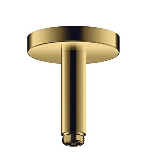 Przyłącze sufitowe HANSGROHE długość: 100 mm polished gold optic | 26432990