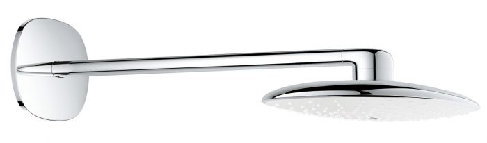 Deszczownica okrągły z ramieniem przyłączeniowym ściennym średnica 360 mm GROHE Rainshower 360 Mono 1-strumieniowa moon white  | 26450LS0