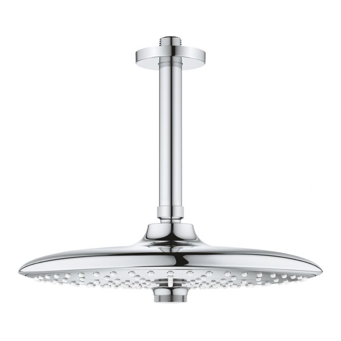 Deszczownica 3-strumieniowa deszczownica Ø 260 mm GROHE Euphoria 260 strumienie: Rain, SmartRain, Jet z przepustem stropowym Rainshower 142 mm, DreamSpray, SpeedClean chrom | 26460000