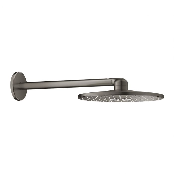 Deszczownica z ramieniem ściennym długość ramienia 430 mm, średnica głowicy 310 mm GROHE Rainshower 310 SmartActive 2 strumienie: PureRain, ActiveRain brushed hard graphite | 26475AL0
