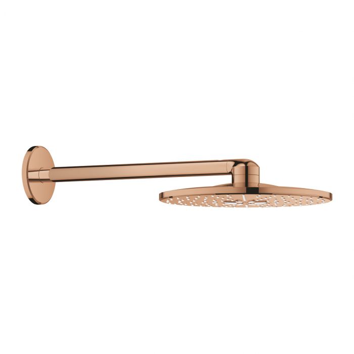 Deszczownica z ramieniem długość ramienia: 430 mm, średnica głowicy: 310 mm GROHE Rainshower 310 SmartActive 2 strumienie: PureRain, ActiveRain warm sunset | 26475DA0