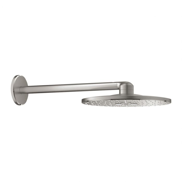 Deszczownica d310 GROHE Rainshower 310 SmartActive wymagany zestaw montażowy 26483000 lub 26484000 DreamSpray, Long-Life Shine, SpeedClean, 2 strumienie: PureRain, ActiveRain stal nierdzewna | 26475DC0