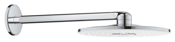 Deszczownica z ramieniem ściennym średnica 310 mm GROHE Rainshower 310 SmartActive 2 strumienie: PureRain, ActiveRain biała | 26475LS0