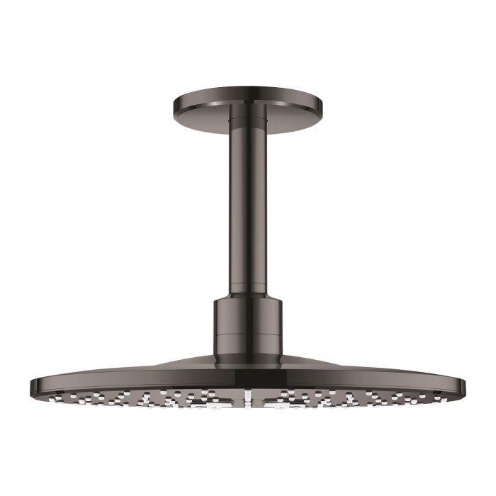 Deszczownica 2-strumieniowa długość: 142 mm, śr.: 310 mm GROHE Rainshower 310 SmartActive z przepustem stropowym hard graphite  | 26477A00