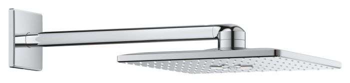 Deszczownica z ramieniem przyłączeniowym ściennym, długość ramienia: 430 mm GROHE Rainshower SmartActive 310 2 strumienie: PureRain i ActiveRain. chrom | 26479000