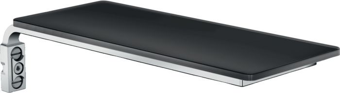 Mydelniczka HANSGROHE Cassetta E 80 x 200 mm czarna/chrom | 26511600