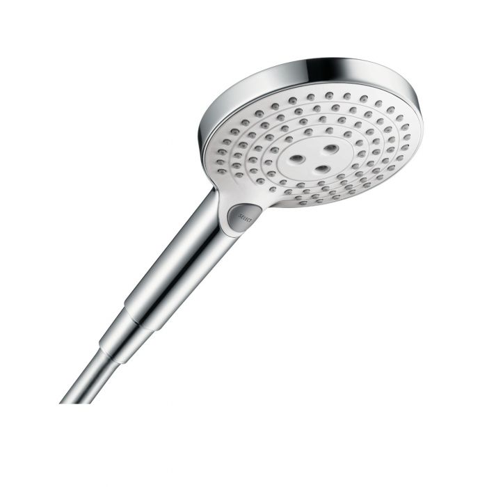 Główka prysznicowa 3-strumieniowa HANSGROHE Raindance Select S biała/chrom | 26530400