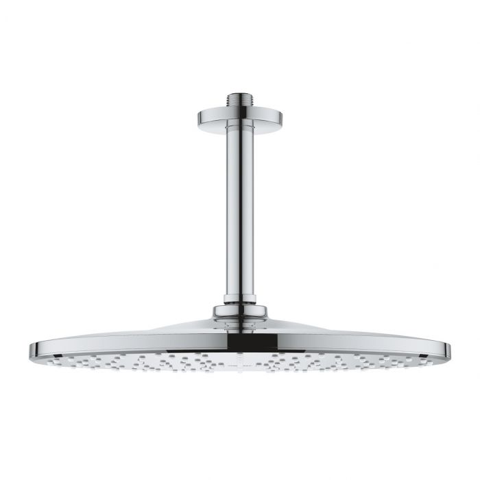 Deszczownica okrągły 1-strumieniowa ścienna 310 x 310 mm GROHE Rainshower 310 Mono EcoJoy, ogranicznik przepływu 9,5 l/min chrom | 26560000